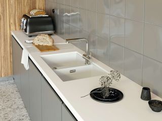 Мойка кухонная Omoikiri Kitagawa 83-2-U-WH белый